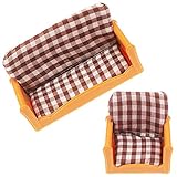 Educational: Diese Mini-Sofas reproduzierten sehr von Echten im Maßstab 1:12, sind sie genau getreues Möbelmodell. Diese Mini-Möbel-Modelle können Sie Kinder-kognitiven Fähigkeiten helfen entwickeln, helfen ihnen die Hand-Augen-Koordination verbessern.