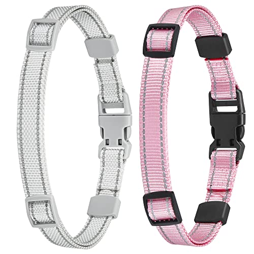 Replacement Collar For Shock Training Bark Collar, Heavy Duty Dog Collar Replacement, Reflective Adjustable Replacement Strap, Soft Nylon Collar Belt Fits For E Collar Wireless Dog Fence Receivers #TOP8