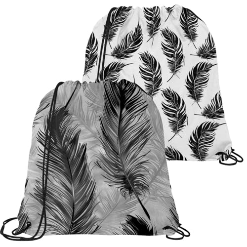 Sac à dos cordon de serrage vintage imperméable pour sport piscine et voyage homme femme