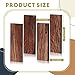 Riakrum 4 Pieces Ironwood Knife Handle Material Natural Wood Knife Handle Scales for DIY Crafts(4.72 x 1.57 x 0.39 Inch)