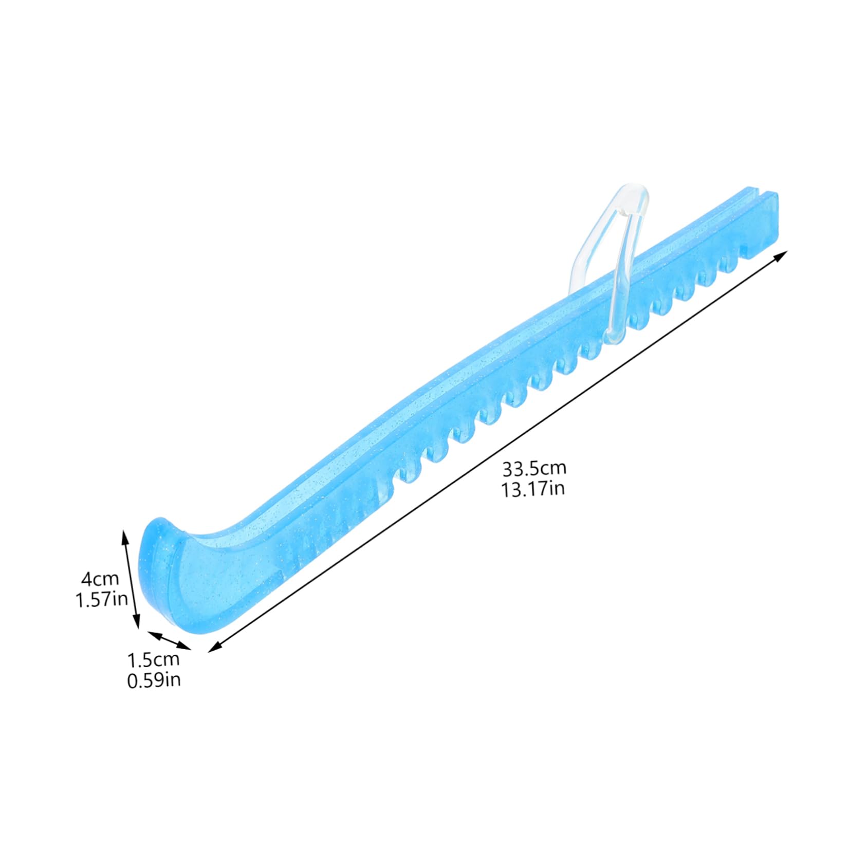Yardwe Schlittschuhe Rollschuhschuhe Skate-zubehör Skate-Pads Skate-Schuhe Schlittschuhhose Klingenschutz Beschützer Eislauf-Soaker Roller Für Schützend Sky-Blue Kieselgel