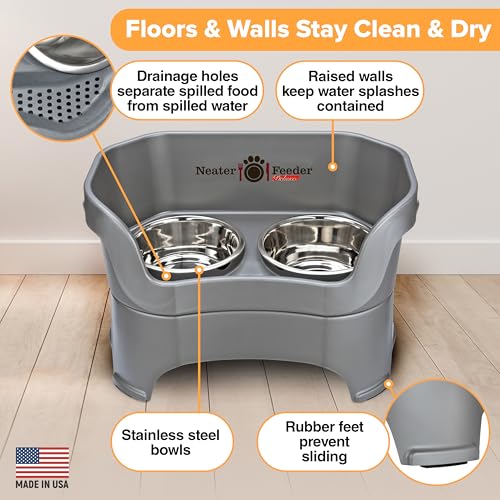 image for Neater Pet Brands Neater Feeder Deluxe Mess Proof Dog Bowls Elevated f