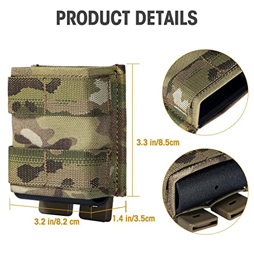 VISMIX Single 5.56 AR Magazine Pouch, MOLLE Mag Holder with Kydex Insert by VISMIX - Used condition - Image 6