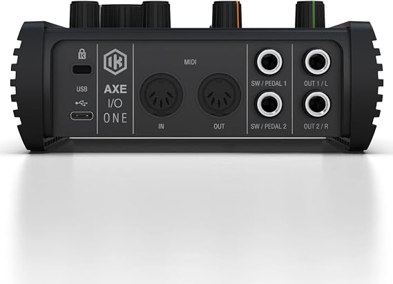 IK Multimedia AXE I/O ONE, Compact USB audio interface with Z-TONE advanced guitar tone shaping. USB-C connector.  with TONEX SE and AmpliTube 5 SE
