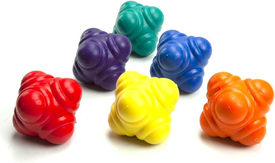 GSI Bounce Reaction Balls for Agility Reflex and Coordination Training (72 mm) (Pack of 1) : Sports & Outdoors