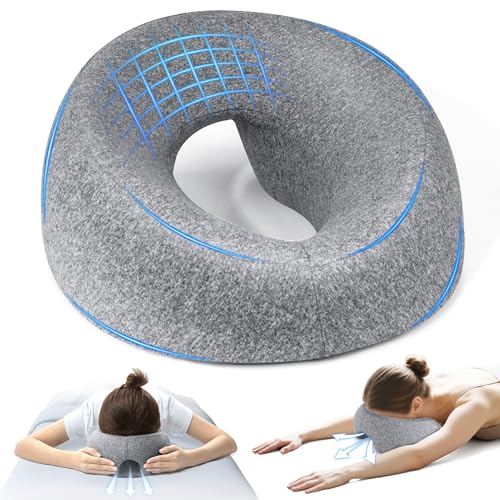 Face Down Pillow for Post-Surgery Recovery, Grey