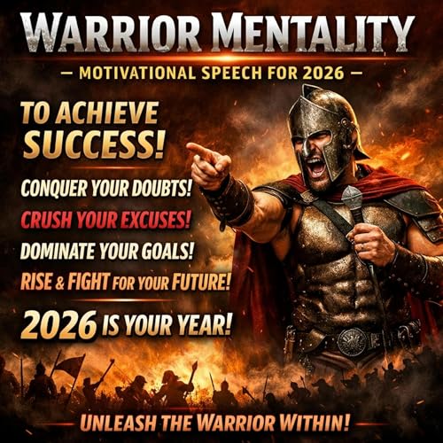 WARRIOR MENTALITY - Motivational Speech for 2026 To Achieve Success! Podcast Por  arte de portada