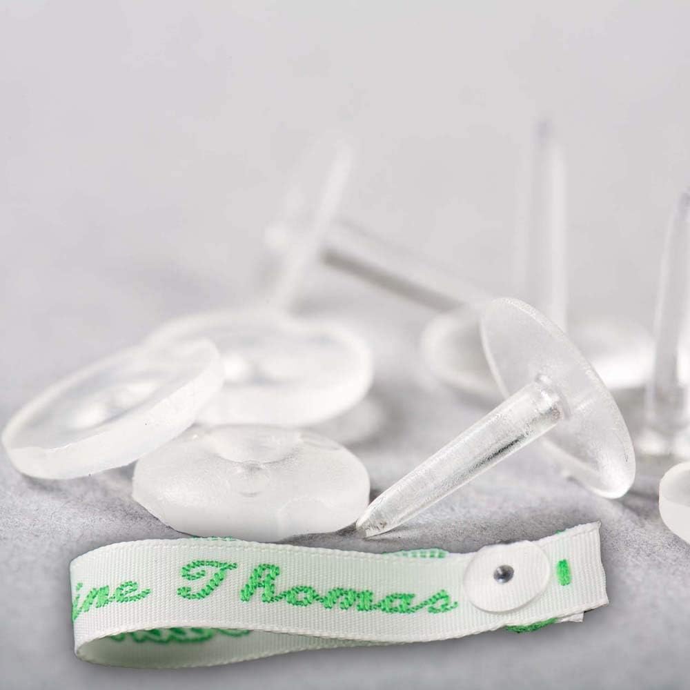 Nametape Express - Pin-Tag Rivets x 50 - The Easy Way to Attach Your Woven Labels/Nametapes/Name Tags to Clothing No Need to sew-on or Iron with Our Pin-Tags