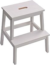 YGCBL Caminadora portátil para el hogar, taburete multifuncional, escalera de cocina, escaleras altas y bajas, dos colores, blanco