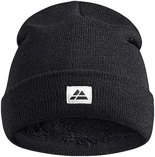 DANISH ENDURANCE Classic Beanie, Polar Fleece Lining, Recycled Material, for Men & Women