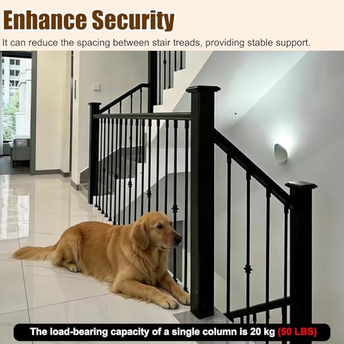 Balaustres metálicos para escaleras exteriores e interiores 4