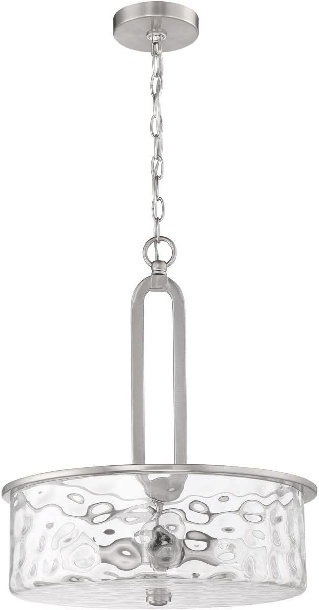 Craftmade Collins 3 Light Pendant Brushed Polished Nickel