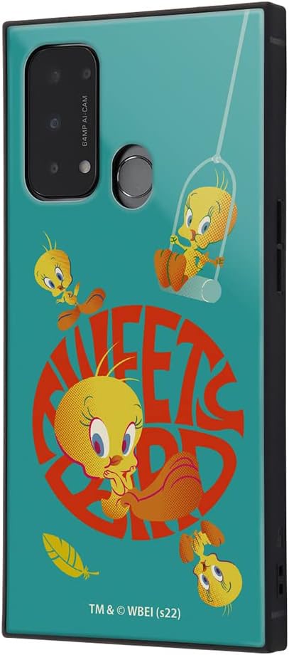 イングレム Inglem Oppo Reno5 A Case, Shockproof, Cover, KAKU Looney Tunes Tweety, Canary