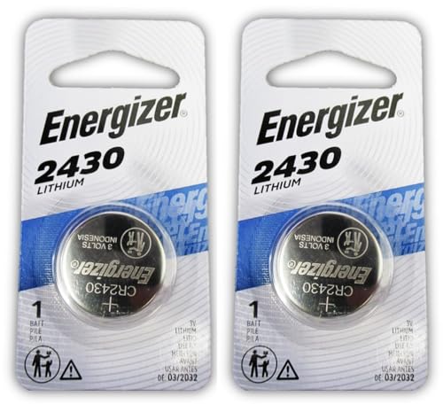 2 sztuki Energizer CR2430 Lithium Coin Button Cell battery by Energizer (instrukcja angielska)