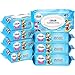 Cottonelle Flushable Toddler Wipes for Kids, 8 Flip-Top Packs, 360 Fragrance-Free Wet Wipes in Disney Packaging, Mickey Mouse