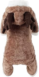 ULTECHNOVO Fantasia de Natal para cães, Papai Noel, para cães, roupas de Natal para cães, Papai Noel, andando em animais de estimação, roupa de Natal para cães de médio porte e grande