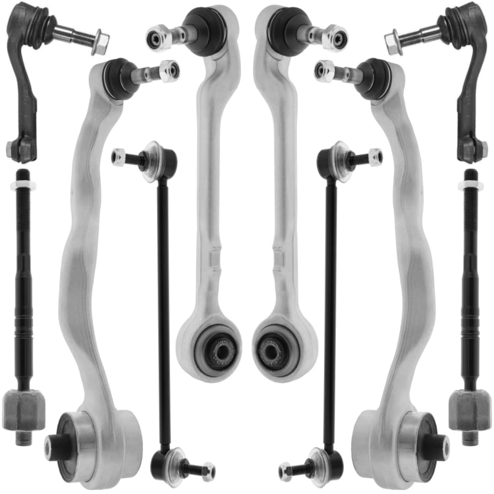 Kit bras de suspension avant compatible BMW 3 F30 F31 F34 4 F32 F33 triangle, rotule, biellette 10 pièces