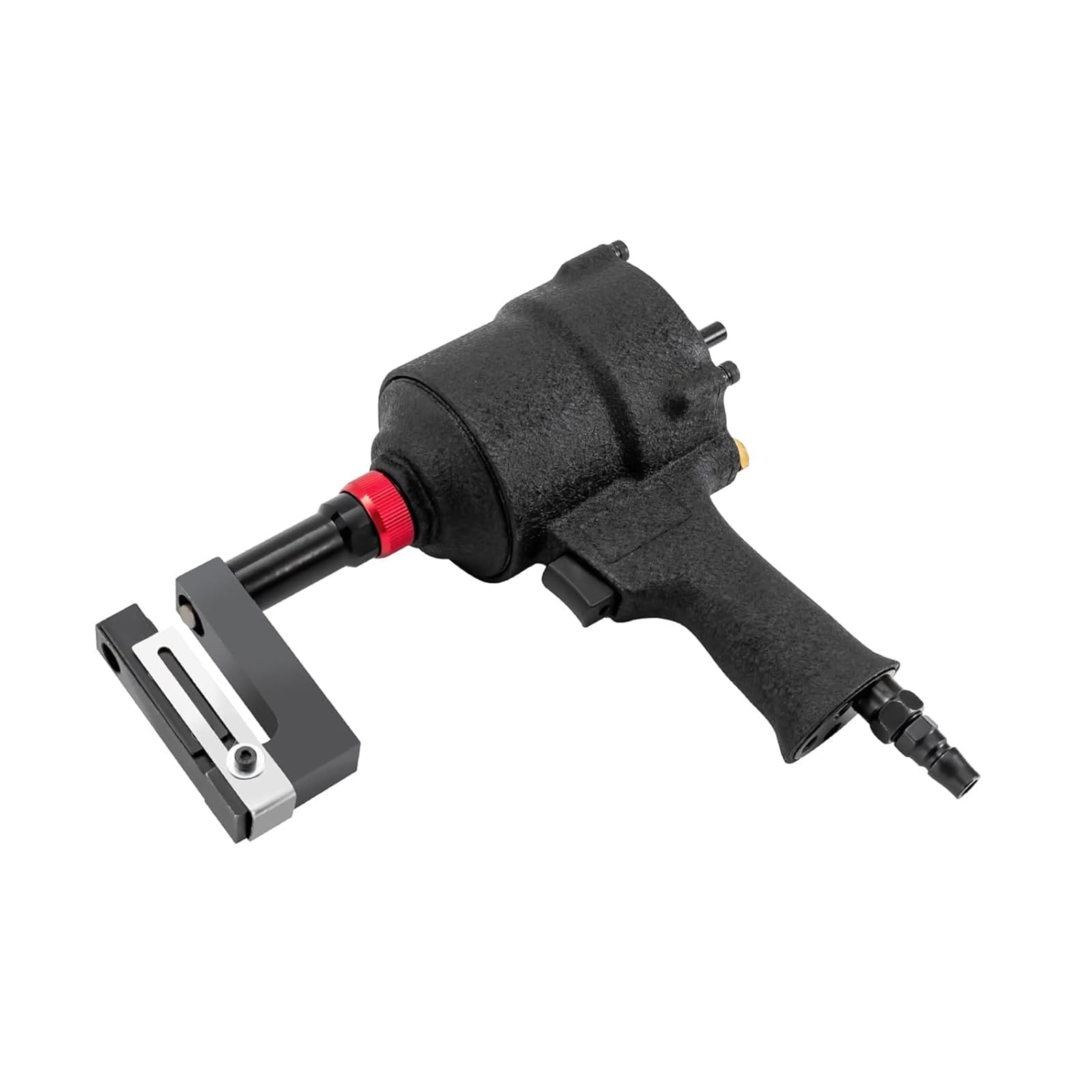 Yidubid Black Air Hole Puncher, 3.2-13Mm Pneumatic Hole Puncher, Industrial Sheet Metal Punching Gun For Punching Steel & Aluminum Alloy, 9Mm