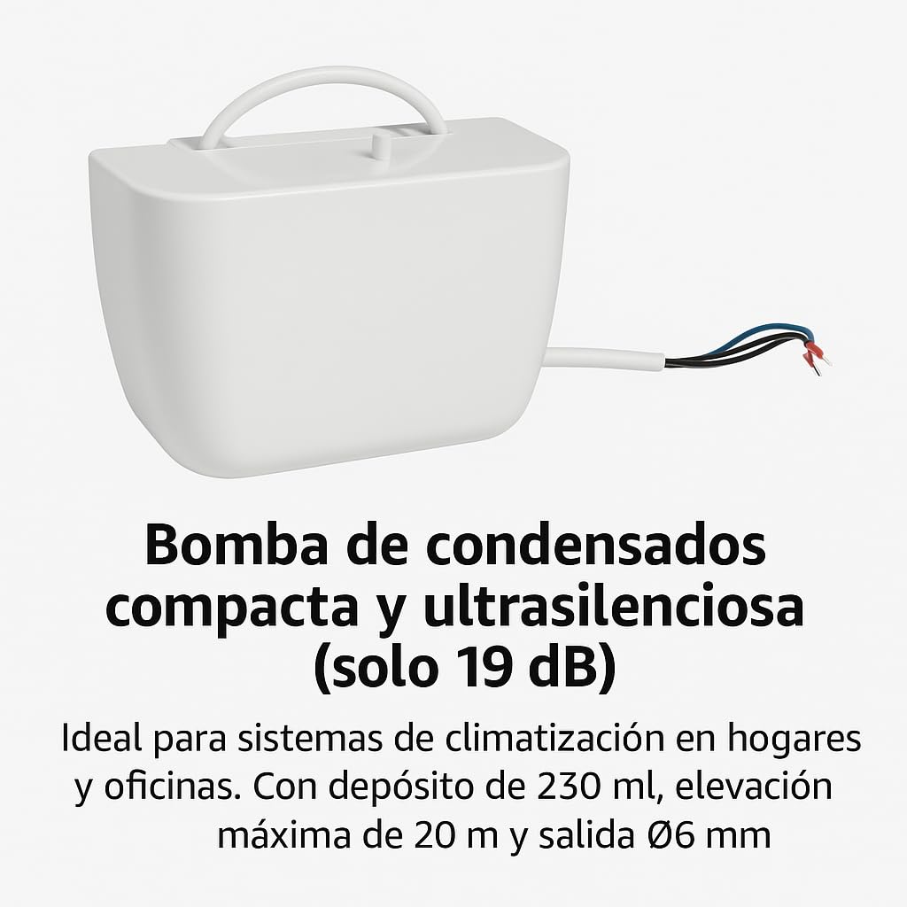 Recamania Pompa di condensa per condizionatore d'aria silenziosa ed efficiente, ideale per casa e lavoro