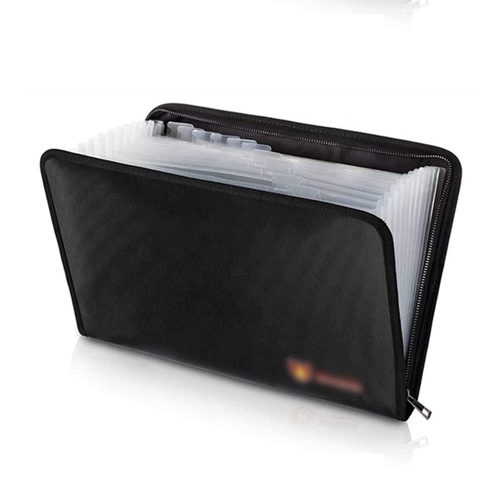 vfdaSWQQ document holder, Document Holder with Zipper, Travel Organizer, Silicone Coated Safe Storage Pouch(Clear)