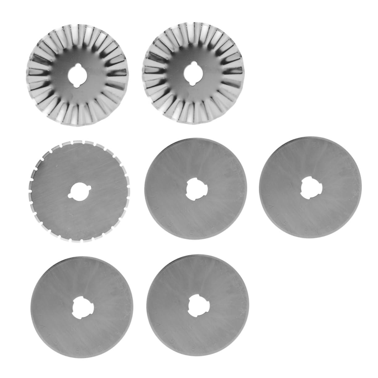 14pezzi Lame Per Cutter Seghettata Ondulate Con Custodia Per e Accessori Per e Crafting