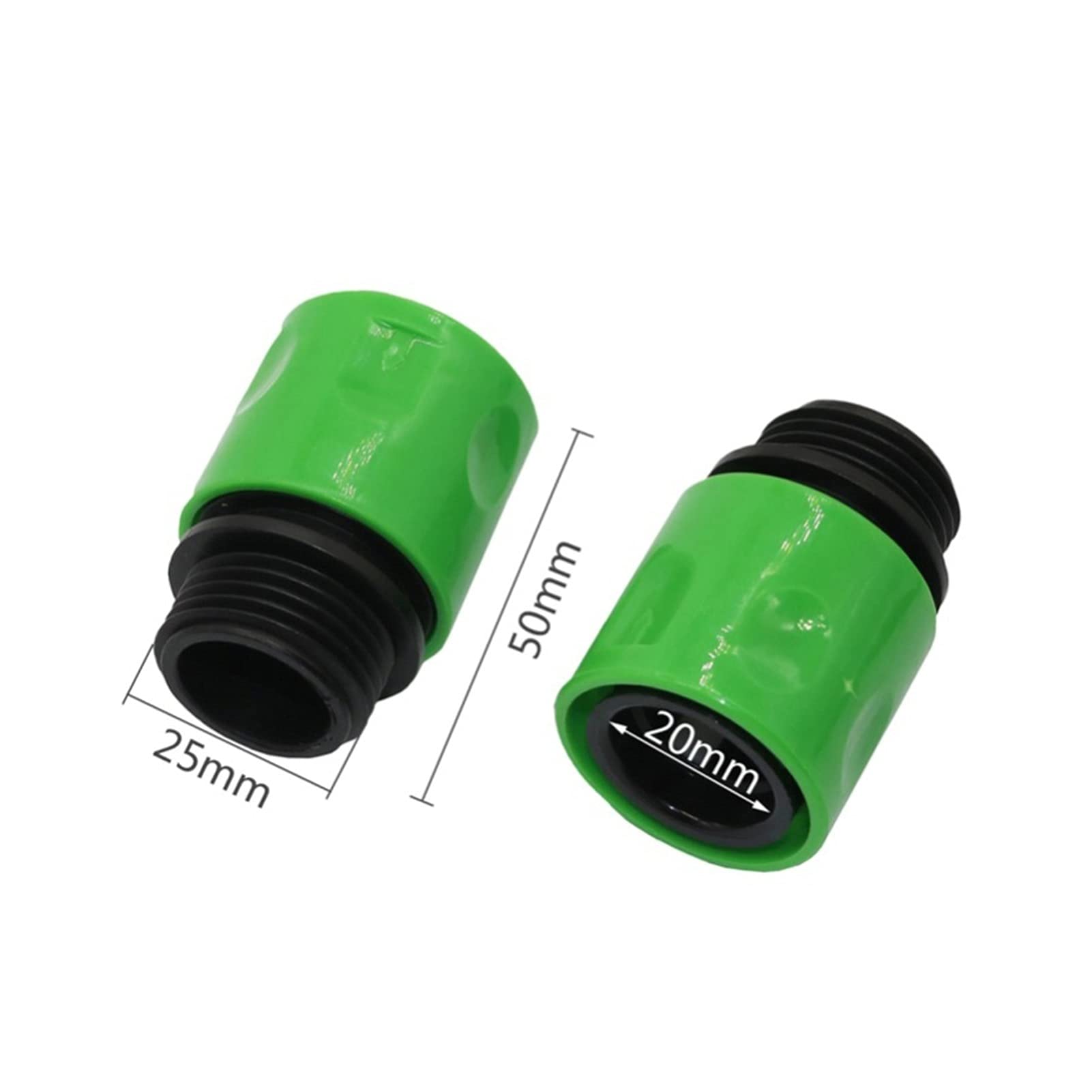 Adaptador de manguera de plomería de jardín Grifo de riego de goteo de jardín Divertidor de 4 vías de la manguera de riego de la manguera rápida adaptador de grifo 1 Conjunto de conector de manguera d