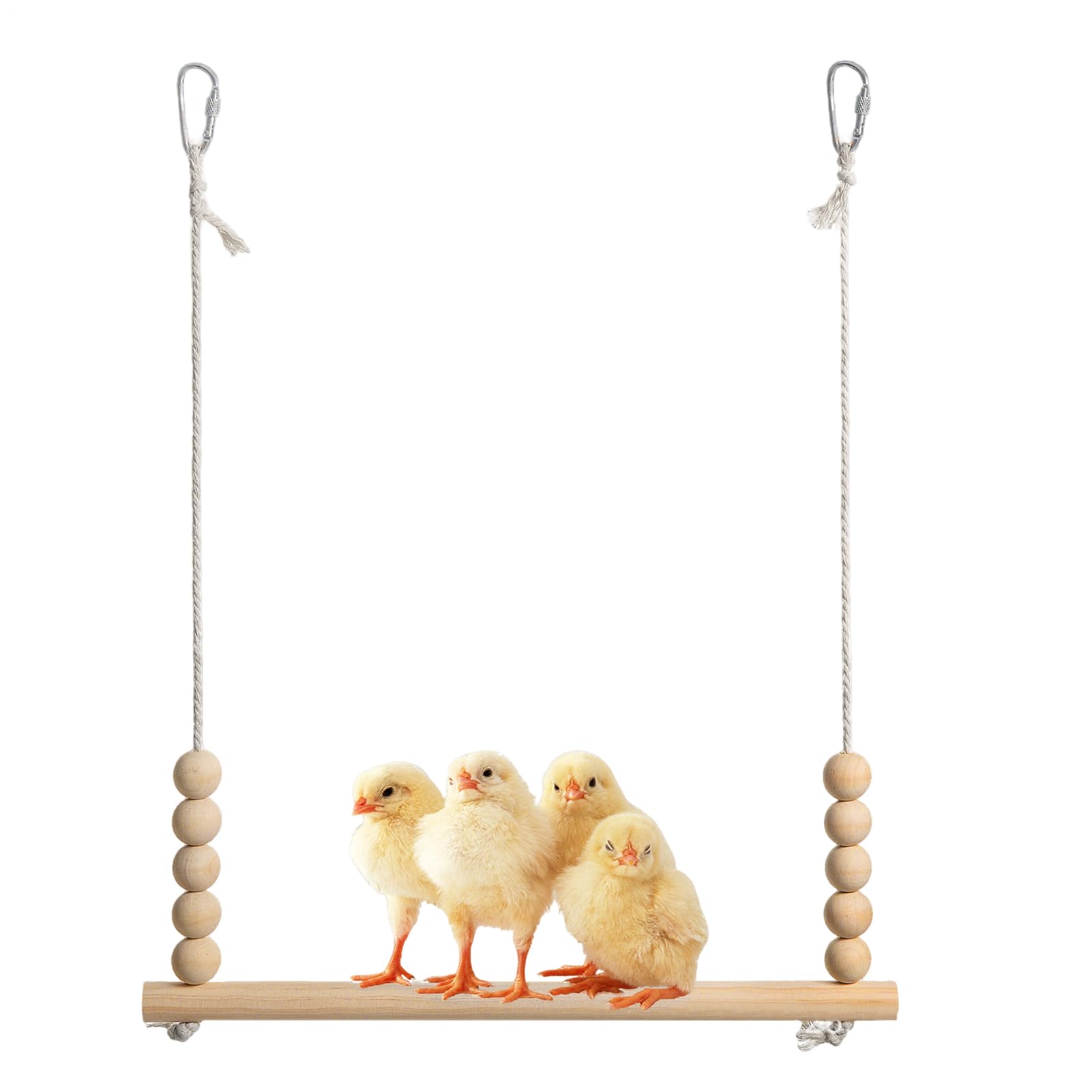 Giocattolo Altalena Per Galline | Posatoio In Legno Naturale | Percheggio Stabile Interattivo Arricchimento Riposo Per Galline Pappagalli Fattorie Cortile