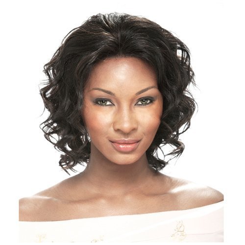 IT'S A WIG Human Lace Front Wig SABINA - Color#1B/33 - Off Black / Auburn