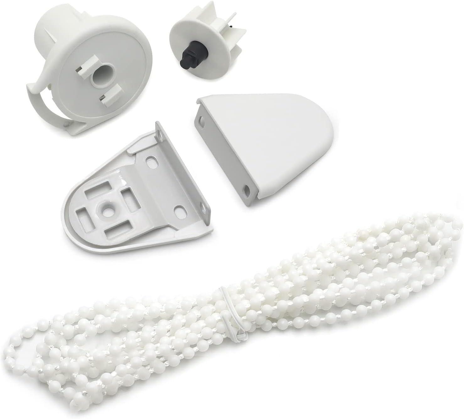 HTTMT- 38mm Installation Bracket Control End For Indoor/Outdoor Sunshade Roller Blinds [P/N: ET-BLIND-SA038-11-WHITE]