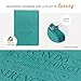 Classic Faux Leather Journal I Can Do Everything Philippians 4:13 Bible Verse Teal Inspirational Notebook, Lined Pages w/Scripture, Ribbon Marker, Zipper Closure