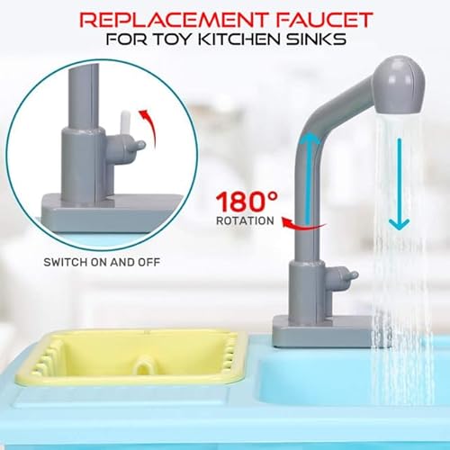 Liberty Imports WY377-1 Kids Toy Kitchen Sink Faucet Replacement Accessories thumb #5