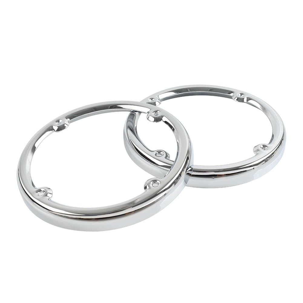 Cninba13 ABS Plastic Rear Tour-Pak Speaker Grill Trim Cover Mesh Chrome For Harley Touring Electra Glide Classic/Standard Motorbike