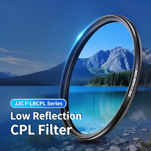 Image of JJC 72mm Ultra-Low Reflectivity Circular Polarizer Polarizing CPL Filter | for Nikon Z6 Z6II Z6III Z7 Z7II with Z 24-70mm f /4 S Kit Lens, for Fuji XF 16-80mm f4 R OIS WR Lens & More 72mm Thread Lenses