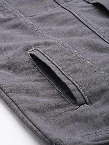 Image of The Indian Garage Co Men Slim Fit Solid Denim Trucker Jackets