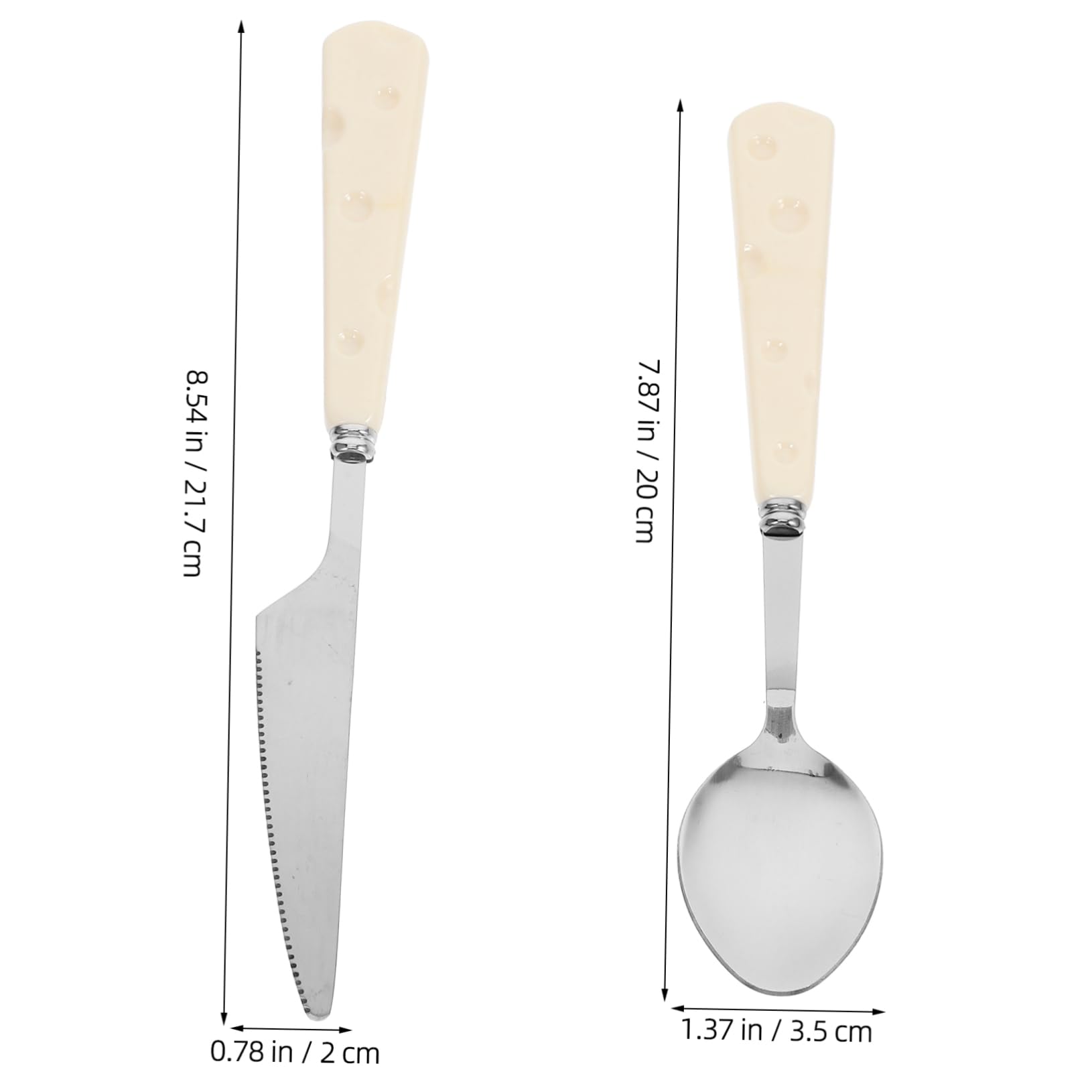 CONGARTENO Chic Modern Stainless Steel Cutlery Set Forks Spoons Knives Vintage Style for Daily Use and Special Gatherings