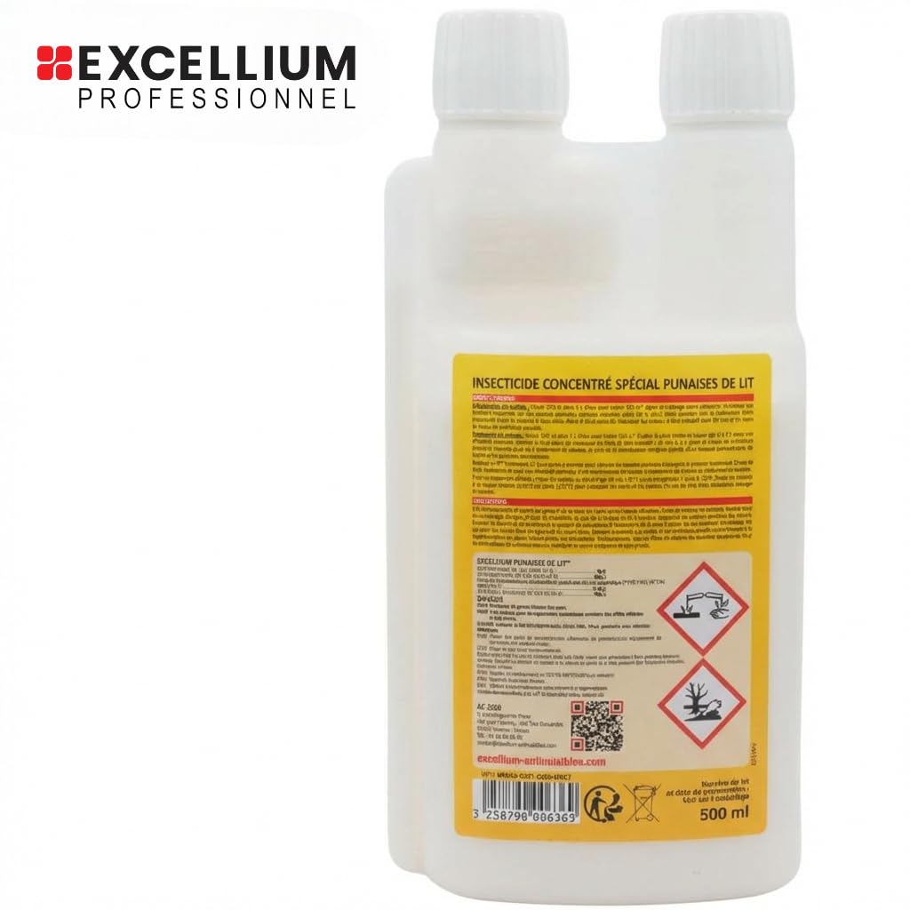 Excellium | Insecticide Concentré Volants & Rampants | Traitement Choc avec Rémanence Longue Durée | Flacon Doseur Sécurisé 250 ml
