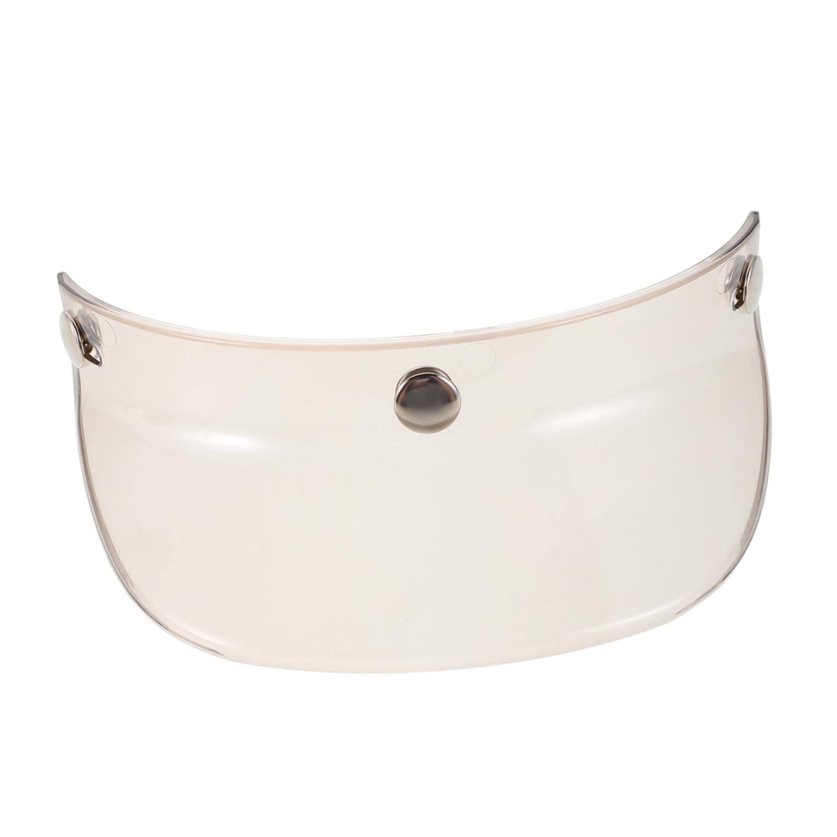 Cabilock Open Face Visor Attachment Retro Sun Shade for Helmets Button Secure Fit UV Protection for Outdoor Riding Vintage Style Gear