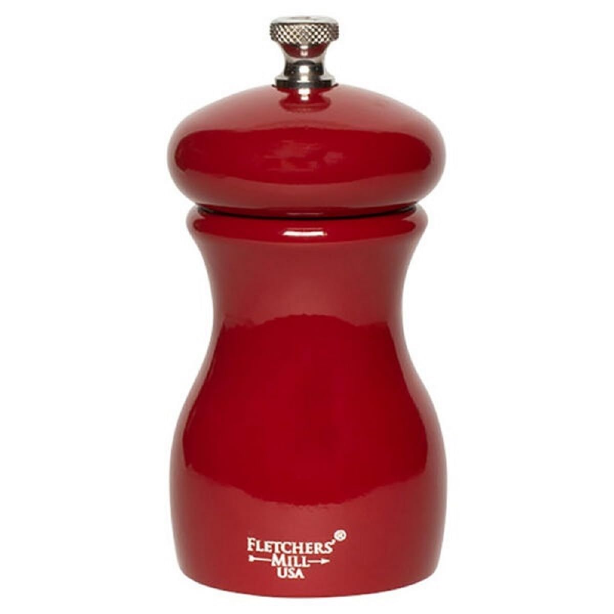 Fletchers' Mill Marsala Salt Mill - Cinnabar, 7 Inch -16 Fletchers' Mill Marsala Salt Mill - Cinnabar, 7 Inch -16