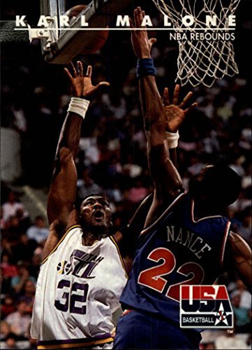 SkyBox USA 1992 #54 Karl Malone NBA Rebounds Card