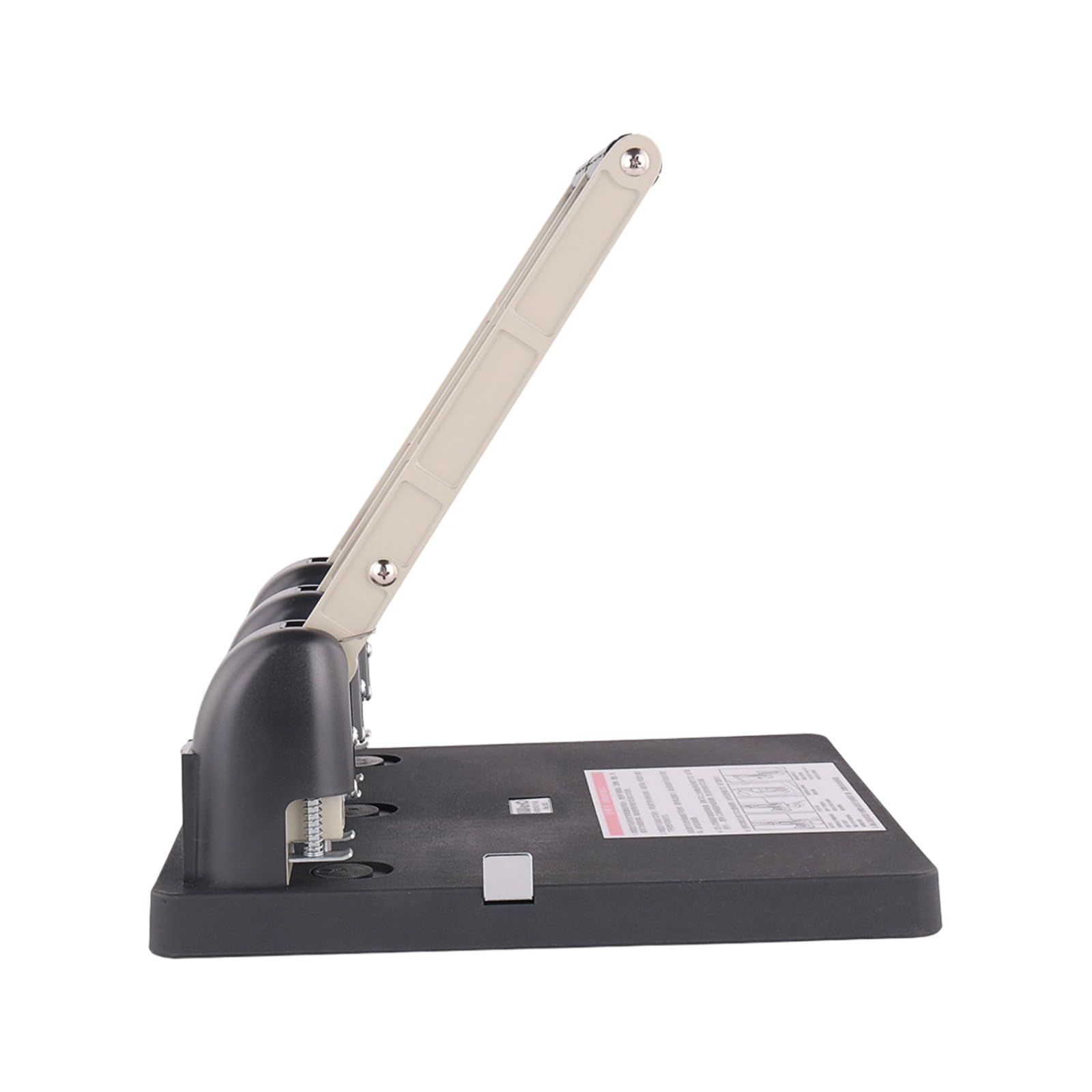 Perforatrici industriali resistenti 4 perforatrici per carta con duide regolabile Capacità 150 fogli per laminati in PVC Puncher regolabile