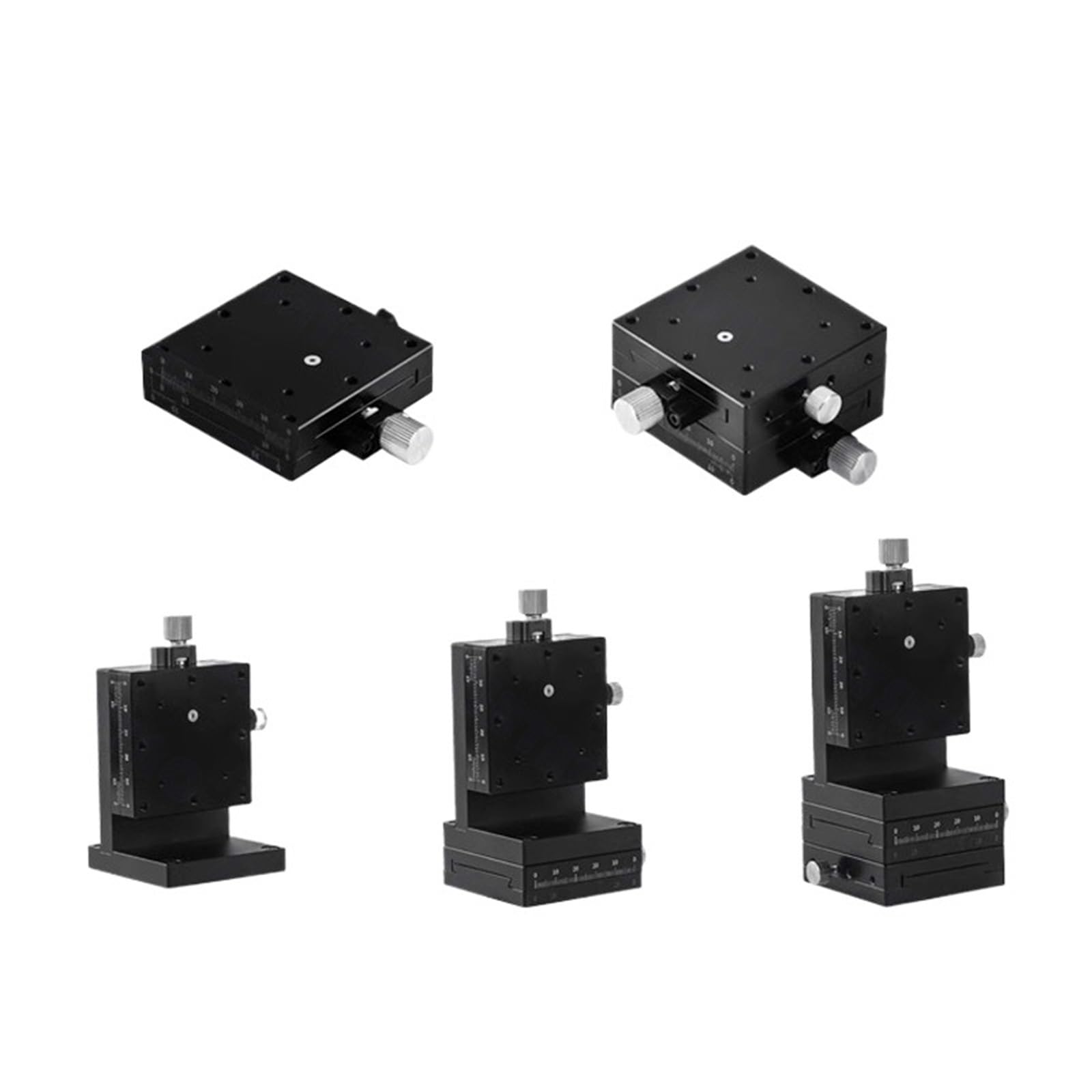 Asse XYZR LWFV25 LWFX40 LWFY60 Piattaforma manuale con scanalatura a coda di rondine, azionamento a cremagliera e pignone ad alta precisione, tavola scorrevole con carico (LWFY6060 (asse XY), -L)
