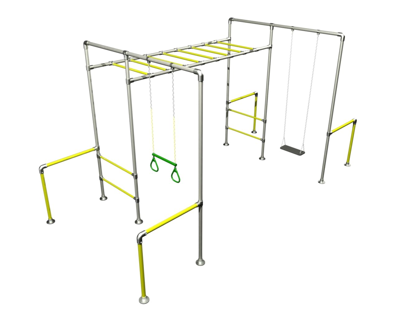 Monkey Bar StoreClimbing Frame Monkey Bars - the RHINO (YELLOW)