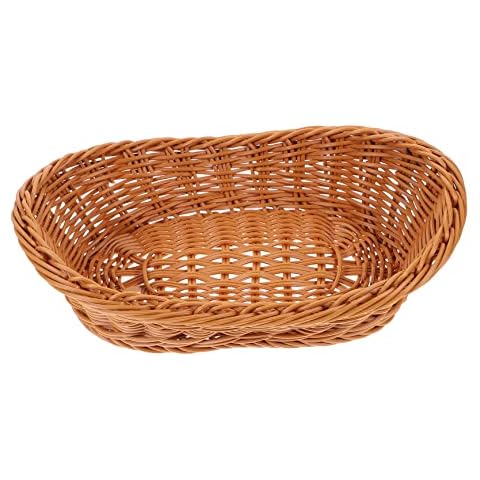 Natural Woven Bread and Fruit Basket Cover
