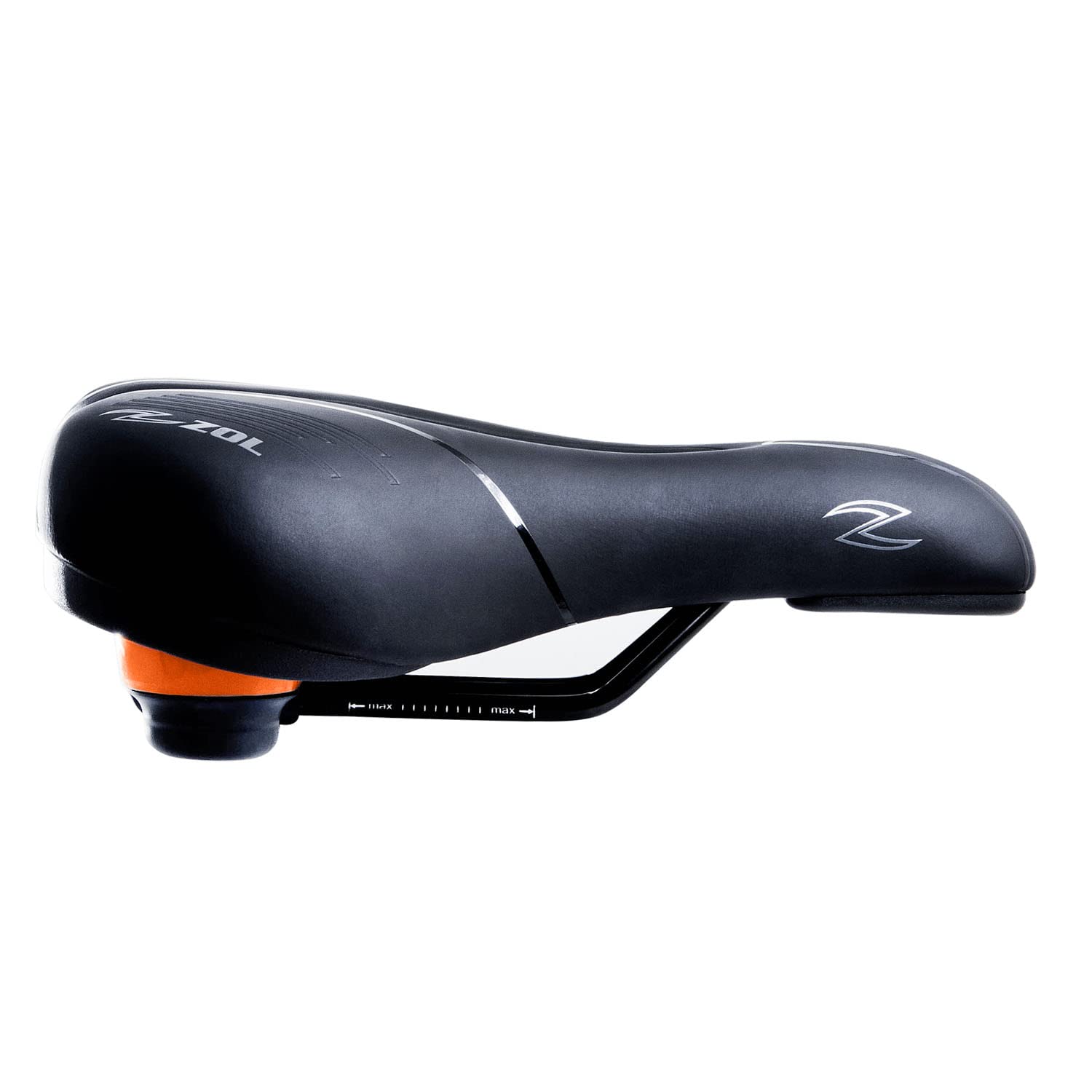 Amazon | Zol City ブラックバイクサドル 前立腺メモリーフォーム(L