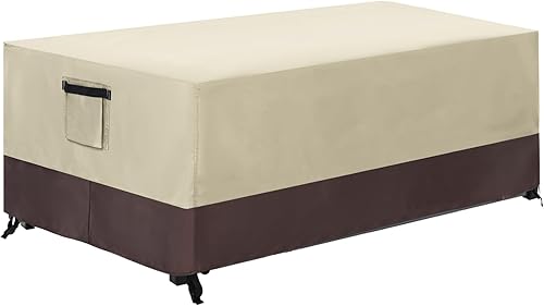 Miniatura 7 de ABCCANOPY Cubierta para caja de patio, impermeable y a prueba de polvo, protección de invierno, cubierta universal para muebles de 54 x 28 x 24