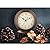 Bernhard Products Vintage Wall Clock Silent Non Ticking - 12 Inch Quality Quartz Battery Operated Decorative Brown Clock for Home Kitchen Living/Dining Room Office Decor, Easy to Read, Rustic Bronze