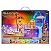 Rainbow High Color Change Playset: 7-in-1 Light-Up Multicolor Changing Pool, Adjustable Umbrella, and Pool Accessories. Fits 7 Fashion Dolls, Toy Gift for Kids Ages 6 7 8+ to 12