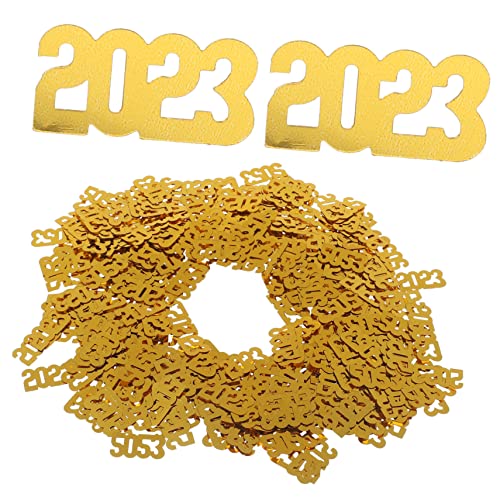 OKUMEYR 5bolsas Confeti De Año Confeti Brillante Para Mesa Decorativo Para Fiestas De Decoraciones Para Fiestas De Pvc Para Esparcir Accesorios Fotográficos Decoración De Mesas Adorno