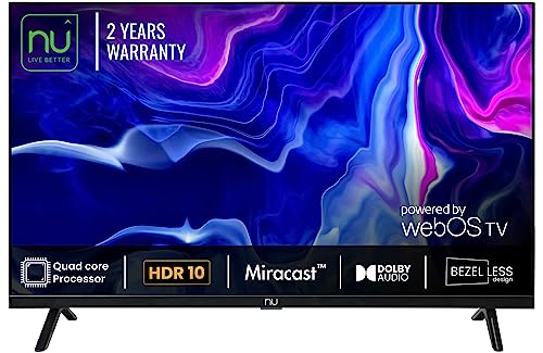 Nu 80 cm (32 inch) Premium Series HD Ready WebOS Smart LED TV LED32HWA1 (Black)