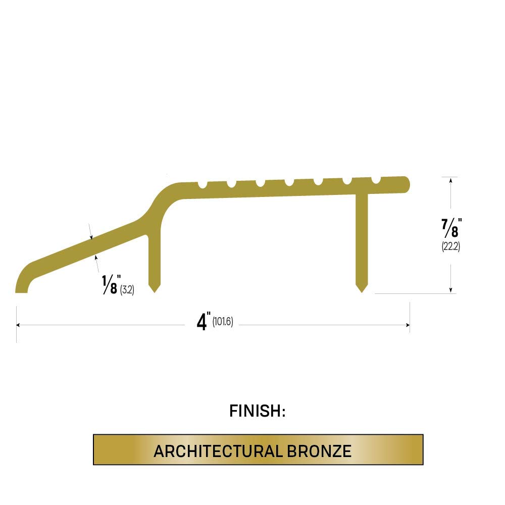 3971BR Interlocking Bronze Threshold (48